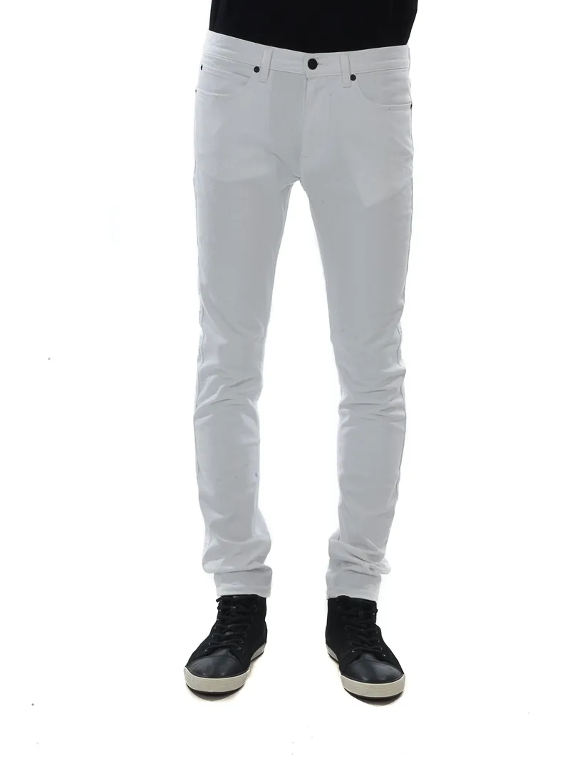 HUGO ΠΑΝΤΕΛΟΝΙ JEANS HUGO 734 ΛΕΥΚΟ