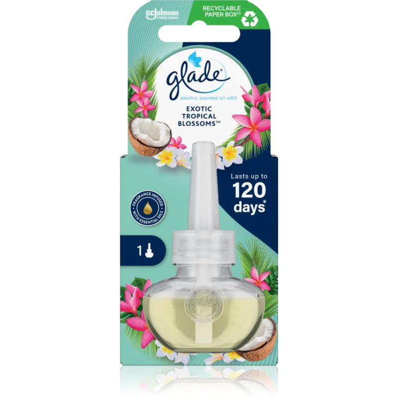 GLADE Exotic Tropical Blossoms ανταλλακτικό ηλεκτρικών διαχυτών 20 ml