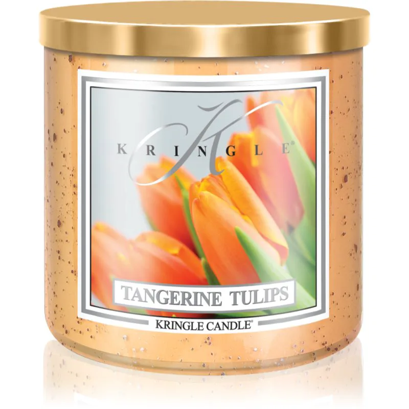 Kringle Candle Tangerine Tulips αρωματικό κερί 467 γρ