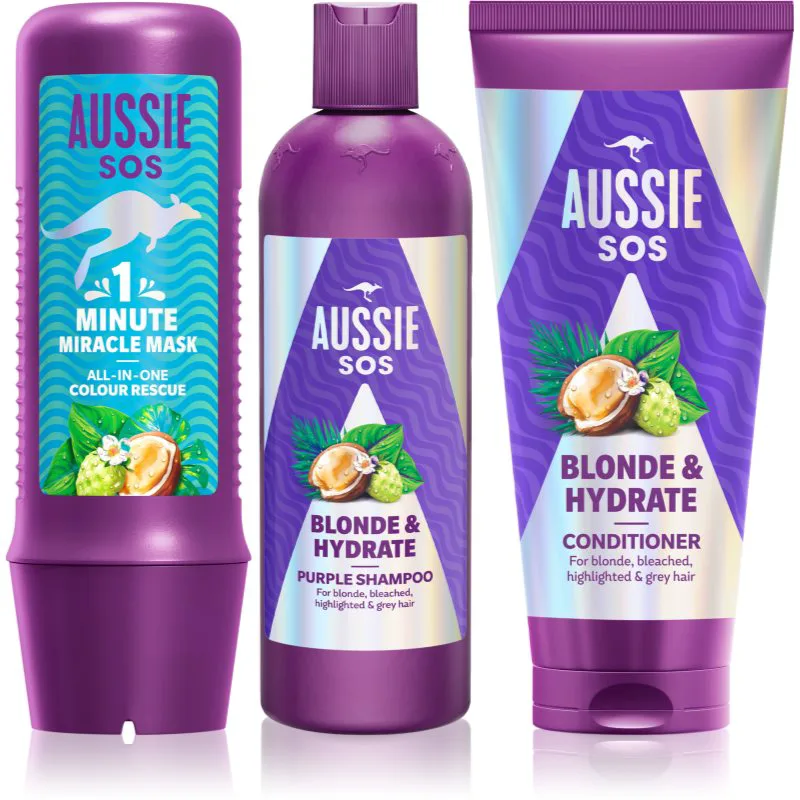 Aussie SOS Blonde & Hydrate Σετ για ξανθά μαλλιά