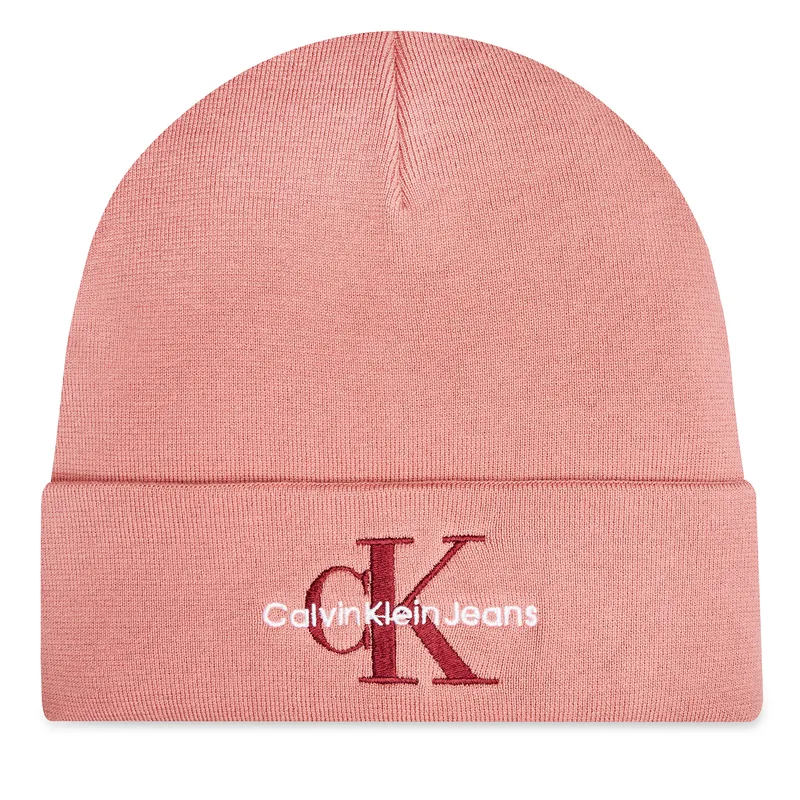 Σκούφος Calvin Klein Mono Logo Embro K60K612668 Ροζ