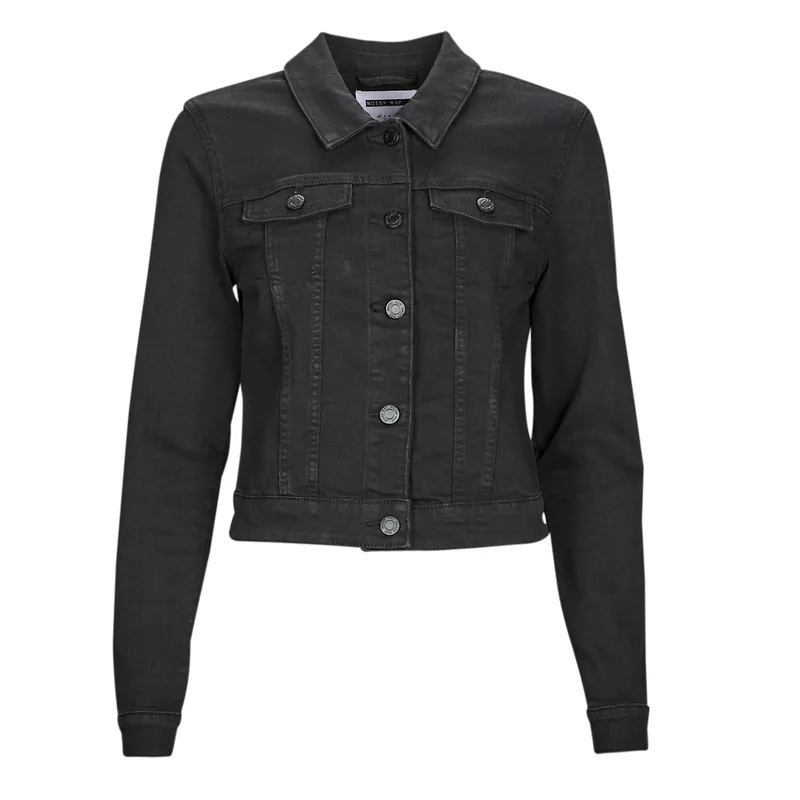 Τζιν Μπουφάν/Jacket Noisy May NMDEBRA L/S BLACK DENIM JACKET NOOS