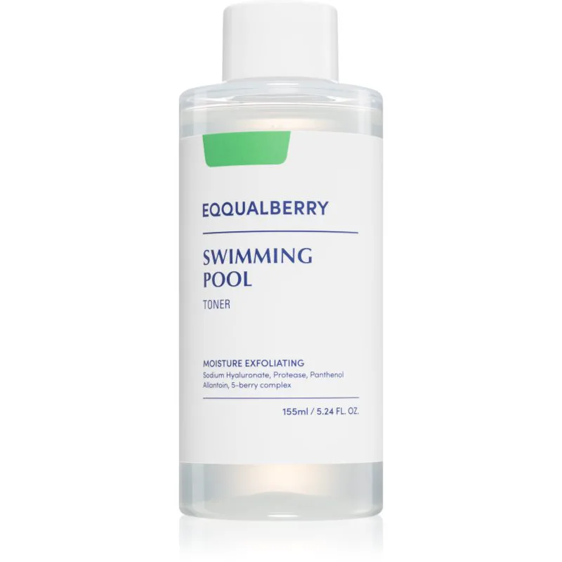 EQQUALBERRY Swimming Pool Toner ενυδατικό τονωτικό με απολεπιστική δράση 155 ml