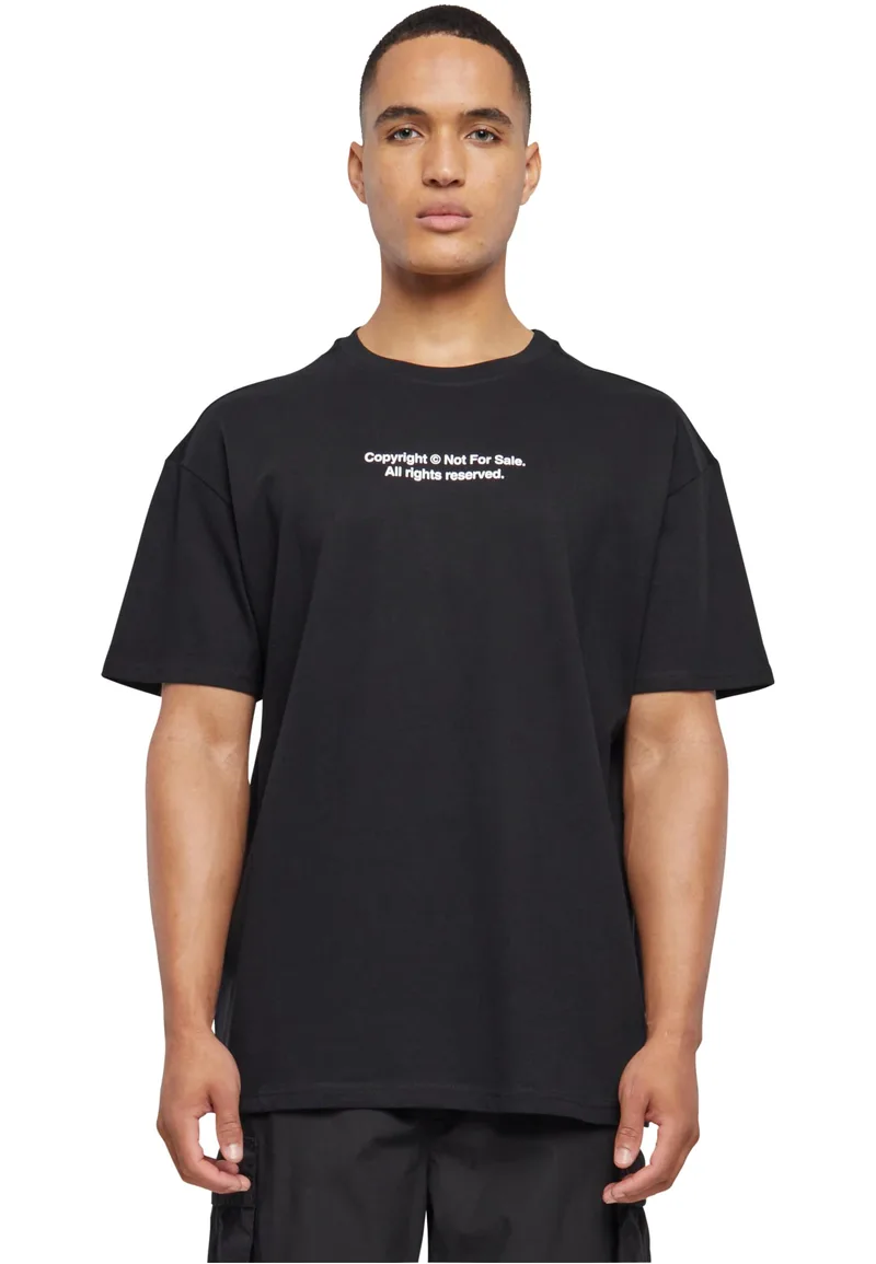 Fingerprint Oversize Tee Mister Tee MT2546-00007 black