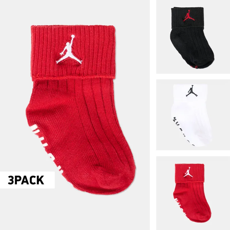 Jordan Essential 3-Pack Βρεφικές Κάλτσες (9000245312_9795)