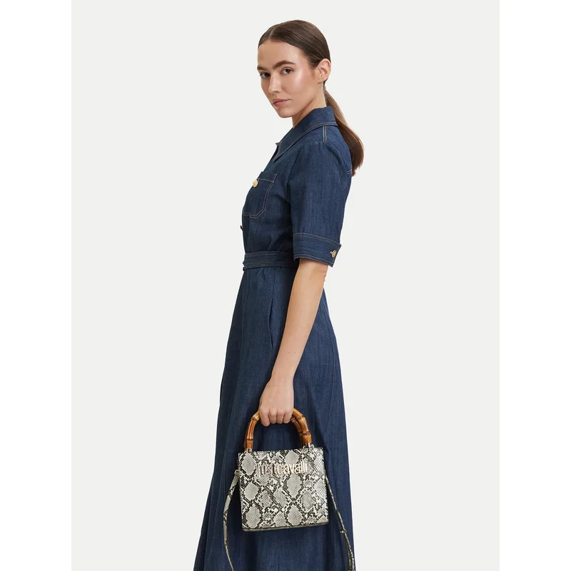 Τσάντα Just Cavalli 80RA4BD2 ZSD84 Γκρι