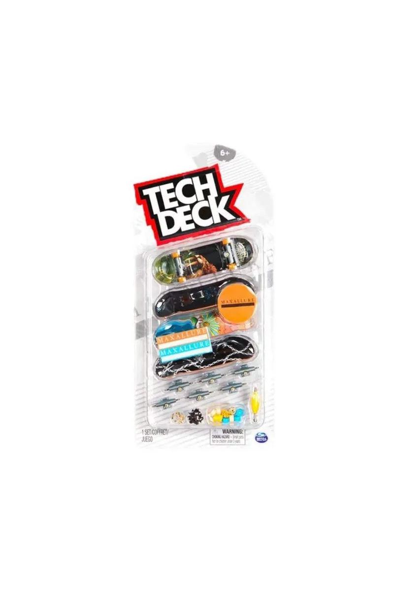 TECH DECK Finger Skate Ramps & Accessories Tech Deck Μινιατούρα τροχοσανίδα 4 τεμαχίων - -32.099868