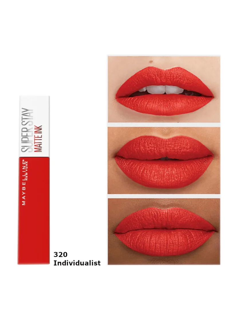 L'Oreal Paris & More - Maybelline Super Stay Matte Ink Liquid Lipstick 320