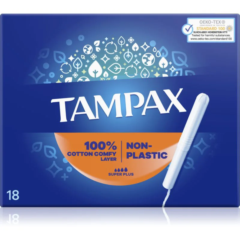 Tampax Super Plus ταμπόν με εφαρμοστή 18 τμχ