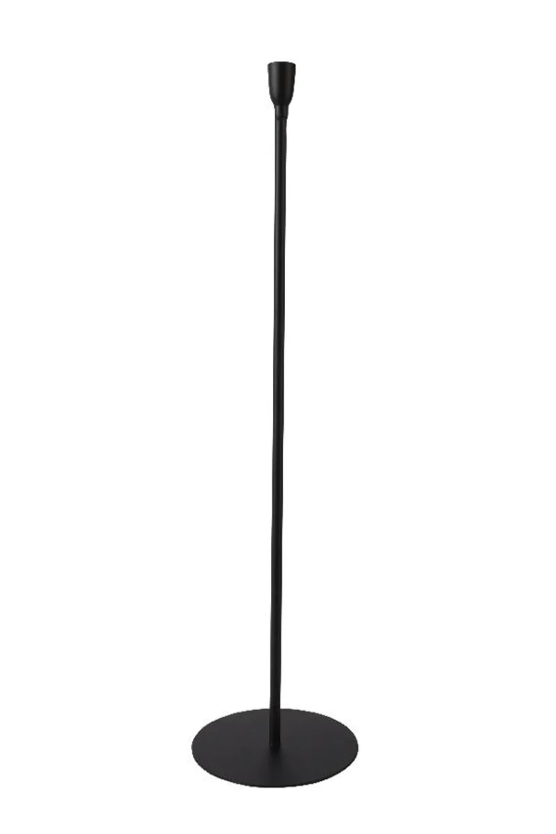 Κηροπηγιο Μεταλλικο Μαυρο 80Cm 15x15x80cm Μονόχρωμο Kaeming