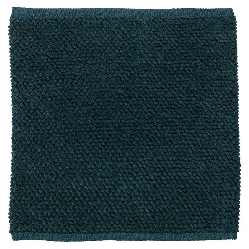 Ταπέτο Μπάνιου Αντιολισθητικό Polyester 60x60εκ. Delhi Dark Green Sealskin 800113 (Ύφασμα: Βαμβάκι 100%, Χρώμα: Πράσινο ) - sealskin - sl-800113