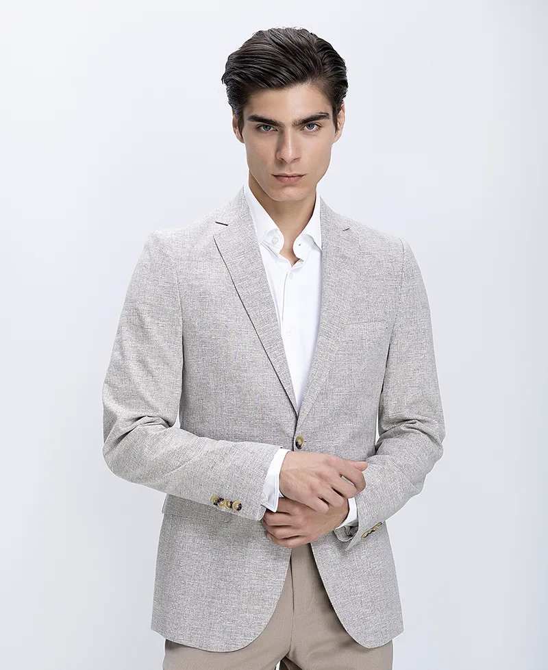 HD x Vardas Ανδρικό Σακάκι Linen Blend Modern Fit