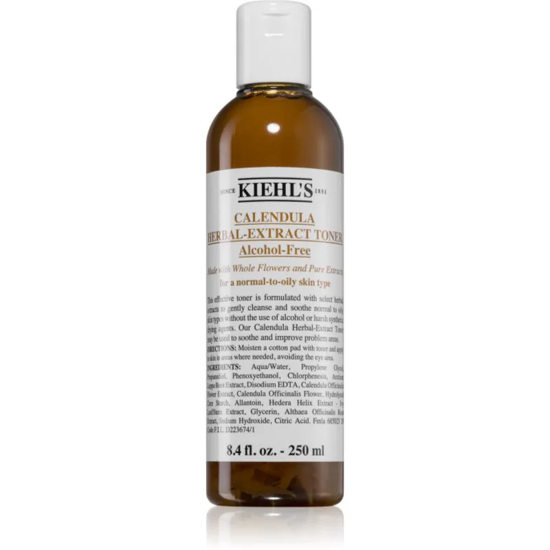 Kiehl's Calendula Herbal-Extract Toner τονωτική λοσιόν προσώπου χωρίς αλκοόλ 250 ml