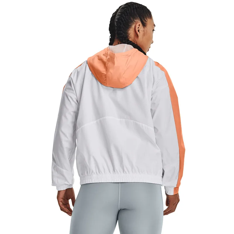 Μπουφάν Under Armour Rush Woven Fz Jacket White XS