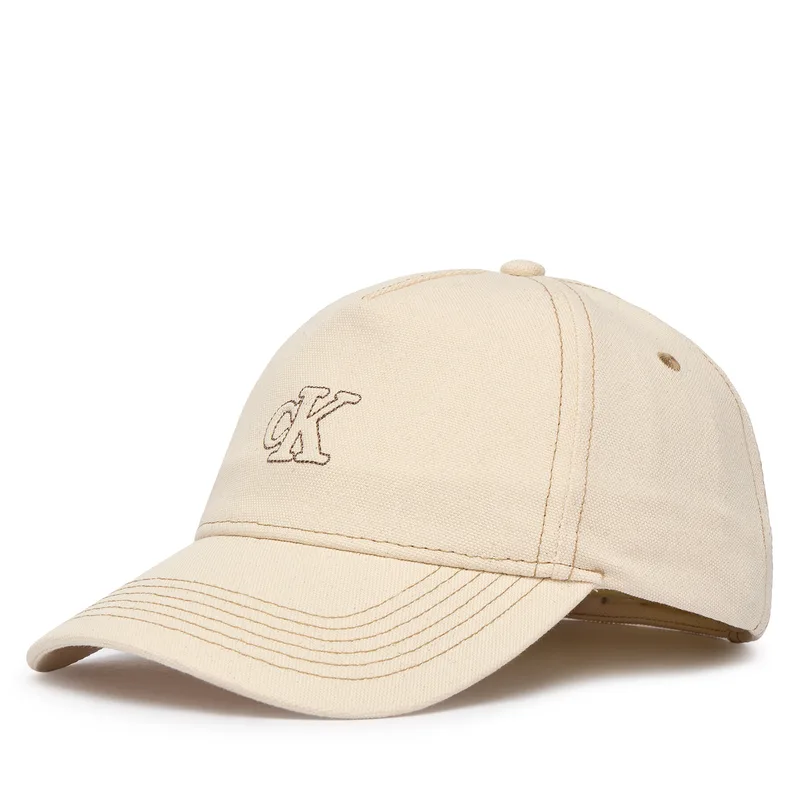Καπέλο Jockey Calvin Klein LV04F5061G Εκρού