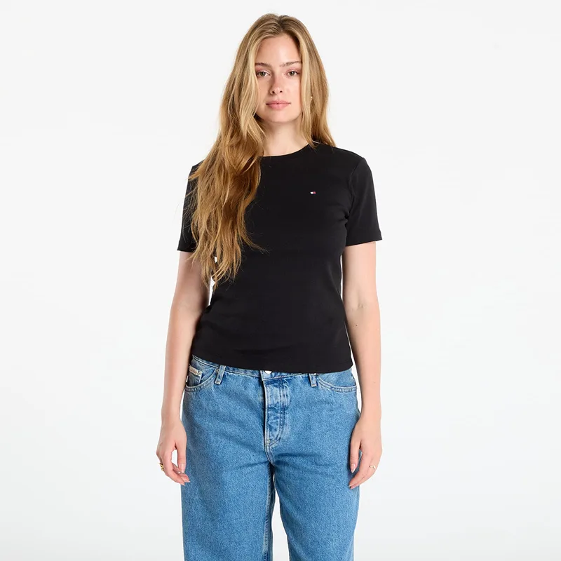 T-shirt Tommy Hilfiger Slim Cody C-Nk Ss Black S