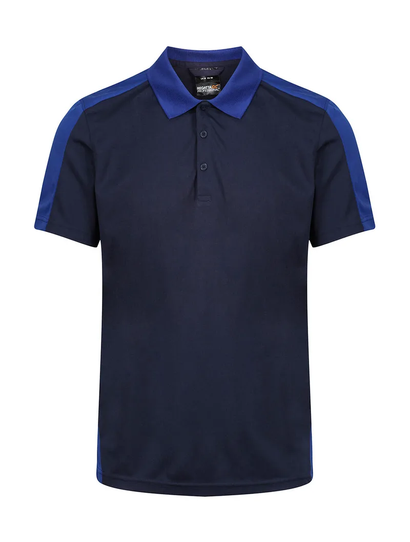 Contrast Coolweave Polo Regatta Professional TRS174 Navy/New Royal