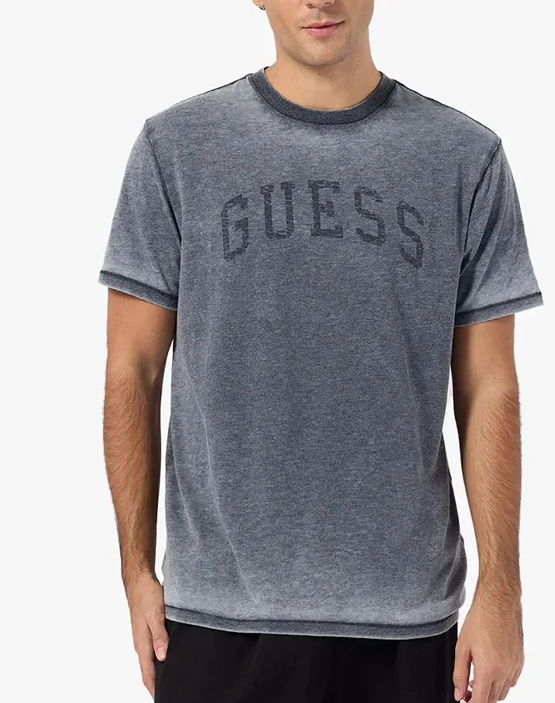 GUESS SS BSC MARINE LOGO TEE ΜΠΛΟΥΖΑ ΑΝΔΡΙΚΟ M6RI11KC4J0-G7V2 RafBlue