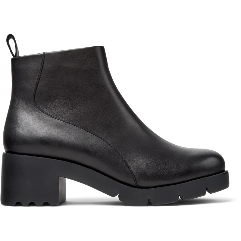 CAMPER Wanda - Μποτάκια Για Γυναικεία - Μαύρο, Μέγεθος 40, Smooth leather