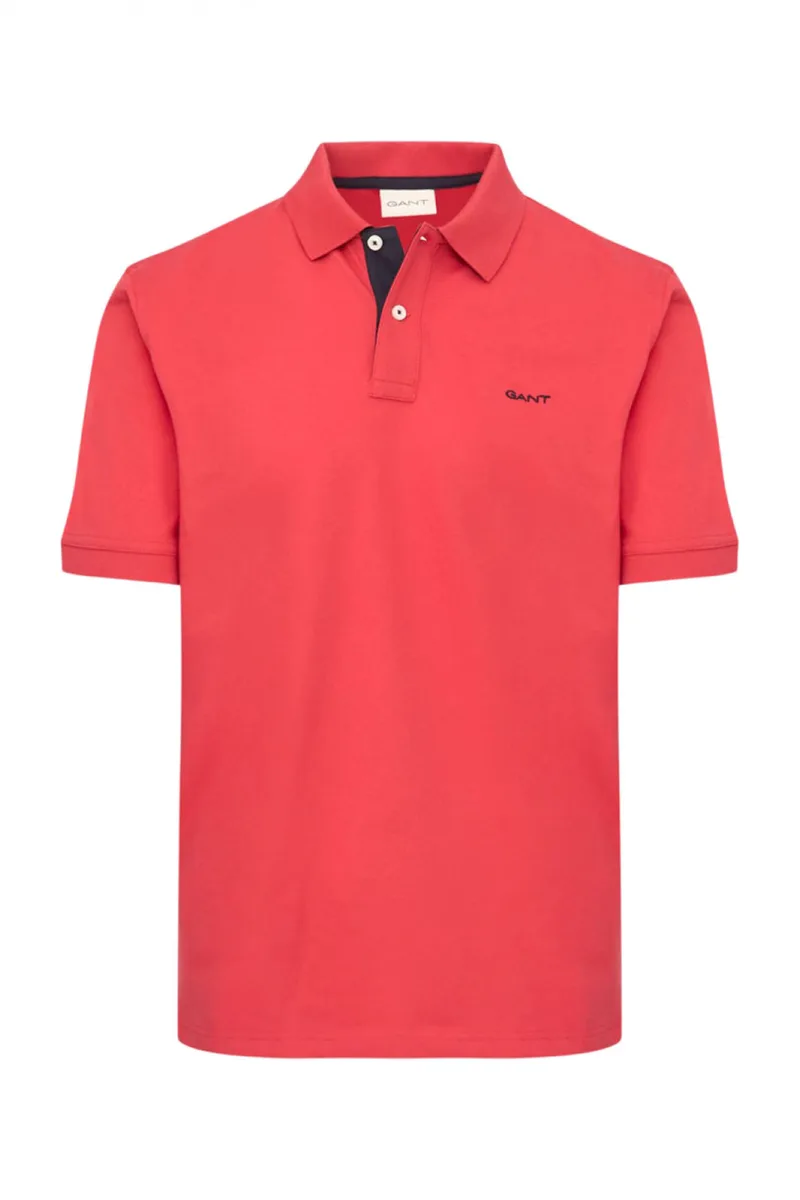 GANT ΜΠΛΟΥΖΑ ΚΜ 641 DESERT ROSE CONTRAST PIQUE POLO ΚΟΡΑΛΙ