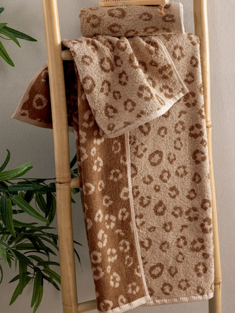Σετ Πετσέτες 3 Τεμαχίων Palamaiki Pam Brown 30x50,50x90,70x140