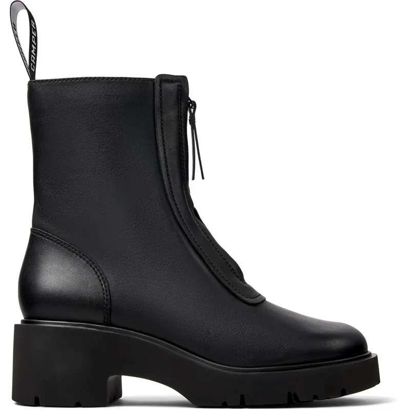 CAMPER Milah - Μποτάκια Για Γυναικεία - Μαύρο, Μέγεθος 39, Smooth leather