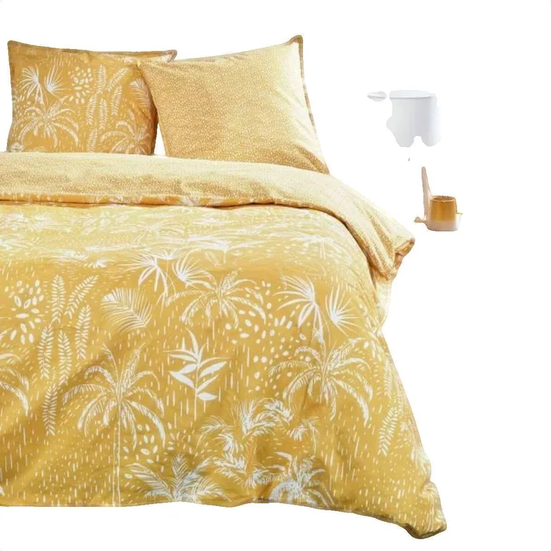 Σετ κλινοσκεπασμάτων Today Parure de lit Sunshine motif floral bleu