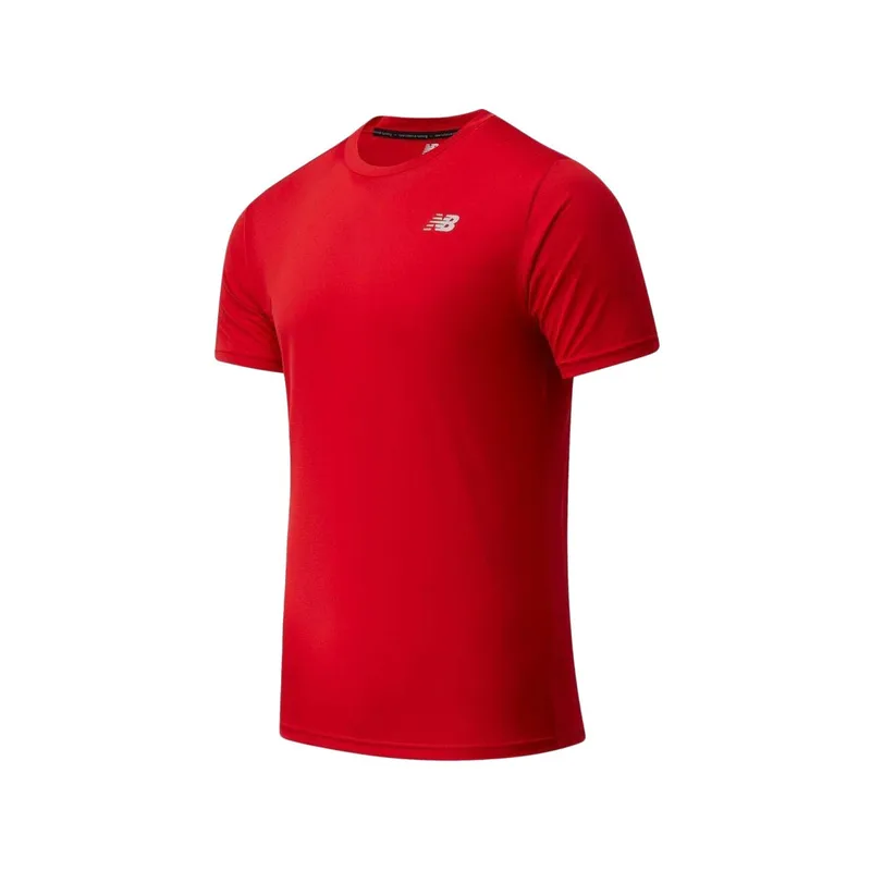 T-shirt με κοντά μανίκια New Balance T-shirt de course Modèle NB Dry 100% polyester