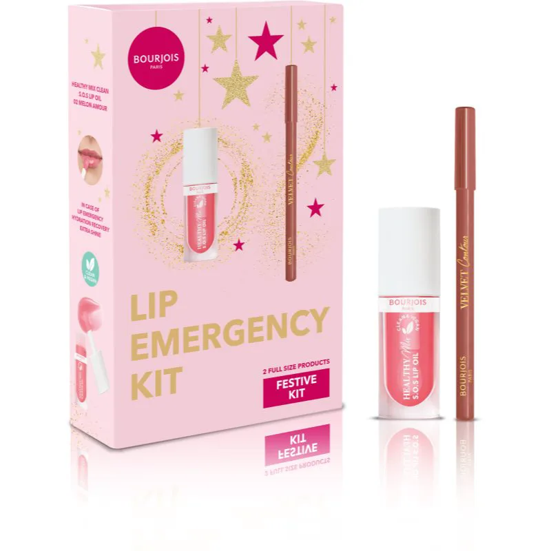 Bourjois Lip Emergency Kit χριστουγεννιάτικο σετ δώρου