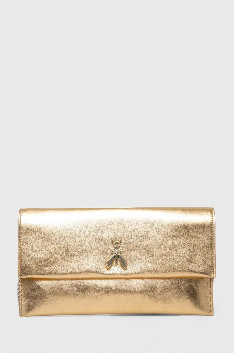 Patrizia Pepe clutch γυναικείο δερμάτινο