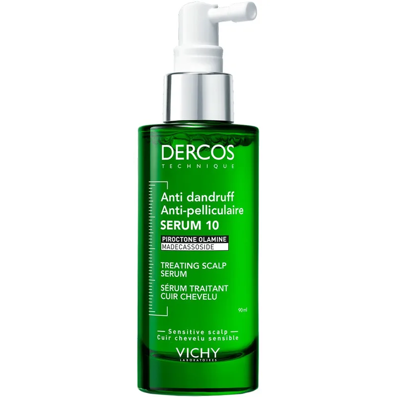 Vichy Dercos Anti-Dandruff 10 Serum Ορός Στοχευμένης Αγωγής Αντιμετώπισης των 10 Προβλημάτων του Τριχωτού που Συνδέονται με την Πιτυρίδα 90ml