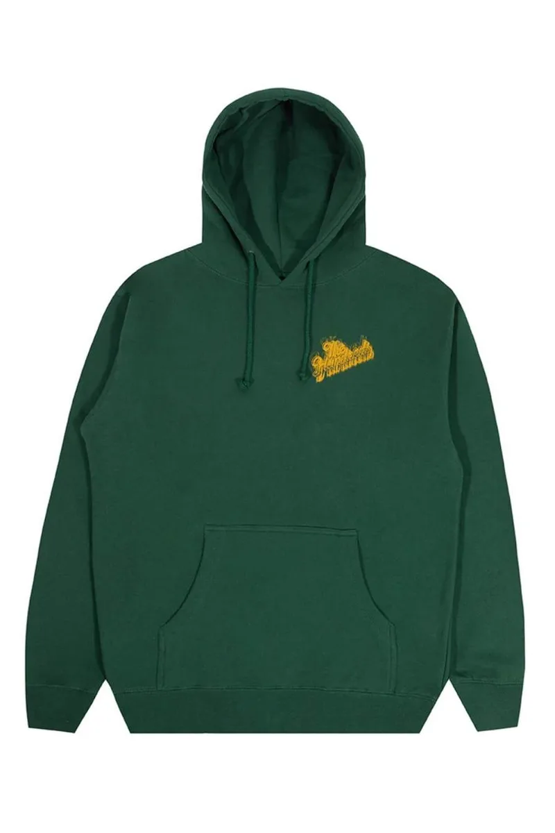 THE HUNDREDS Φούτερ με Κουκούλα Blurred Slant - ΠΡΑΣΙΝΟ-T24F102032-GREEN