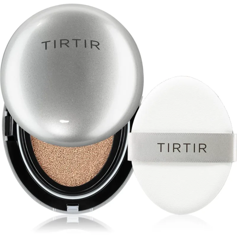 TIRTIR Mask Fit Aura Cushion ενυδατικό make-up σε σφουγγαράκι για λαμπρή επιδερμίδα απόχρωση 35N Walnut 18 γρ