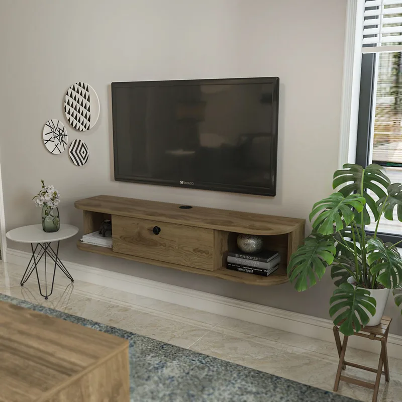Έπιπλο Τηλεόρασης Ibarra - Oud Oak 875Zna5364 (120x23,4x29,6 cm)