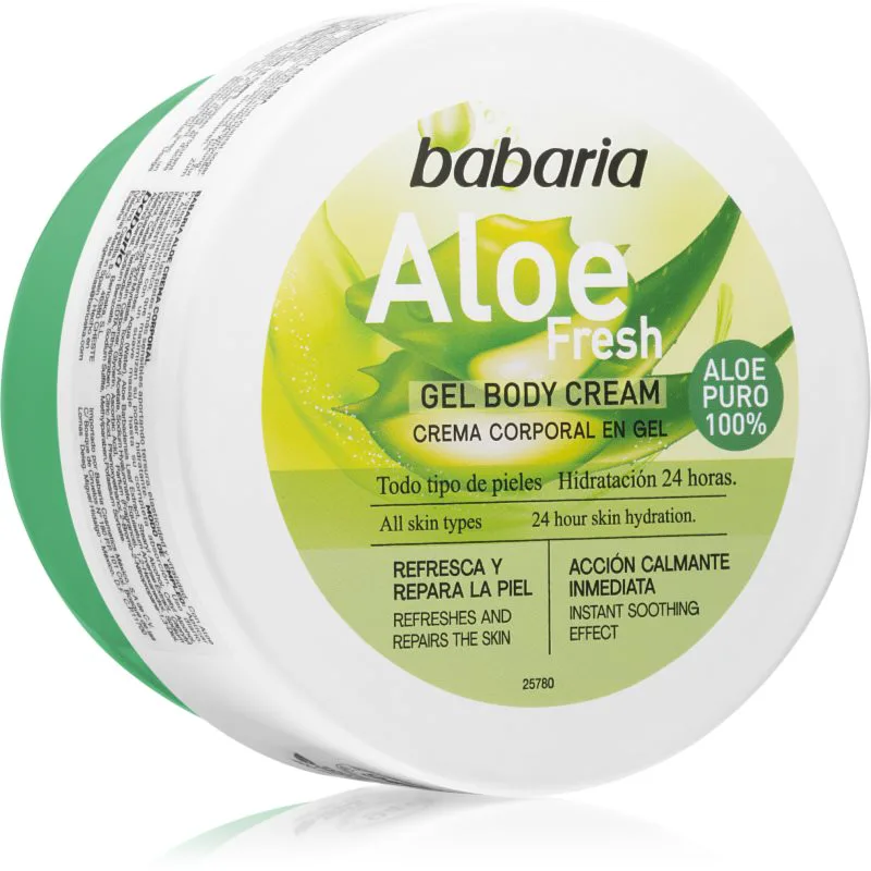 Babaria Aloe Vera ενυδατικό τζελ σώματος για όλους τους τύπους δέρματος 400 ml