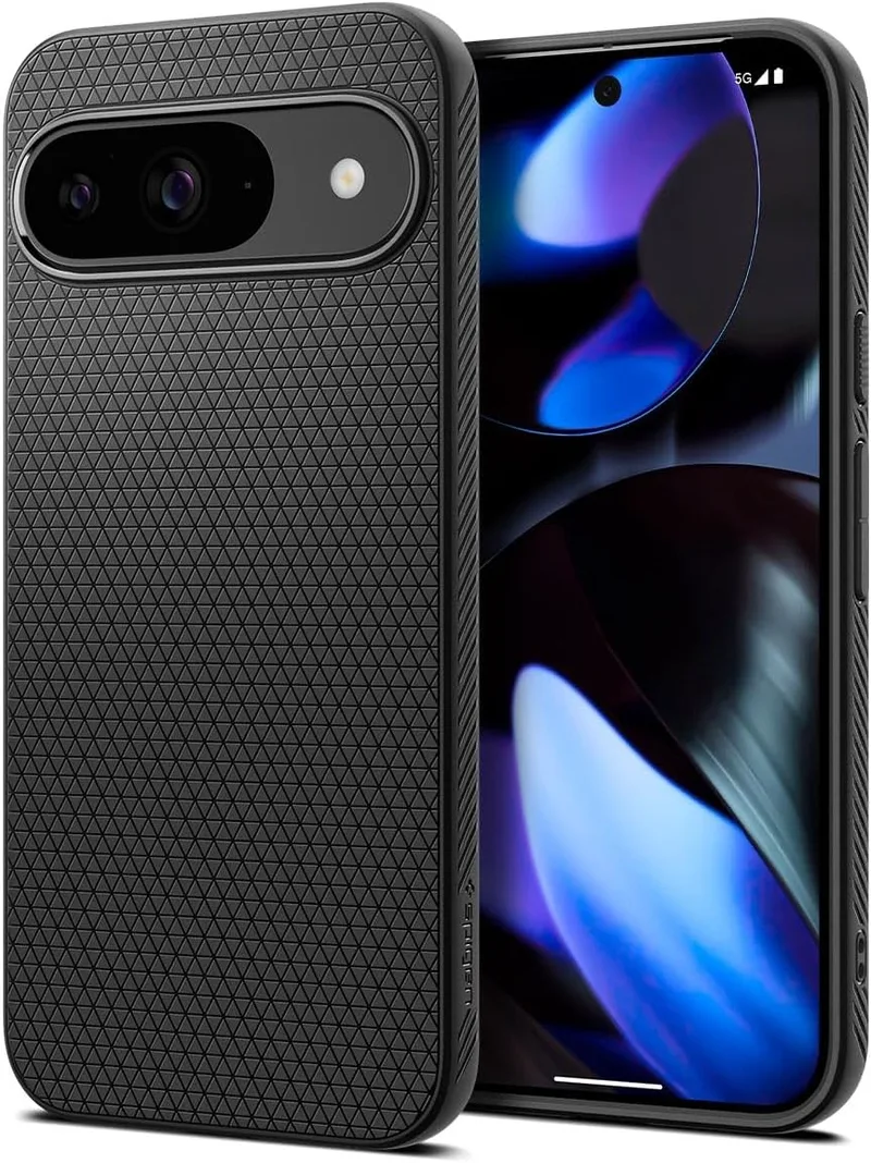 Θήκη Σιλικόνης - Google Pixel 9 / 9 Pro - Spigen Liquid Air - Matte Black (ACS07682)