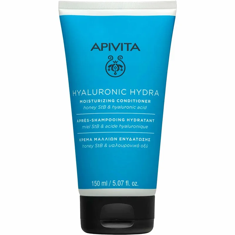 Apivita Hyaluronic Hydra Hyaluronic Acid & Honey StB Moisturizing Conditioner 150ml,Κρέμα Μαλλιών Ενυδάτωσης με Υαλουρονικό Οξύ & Μέλι