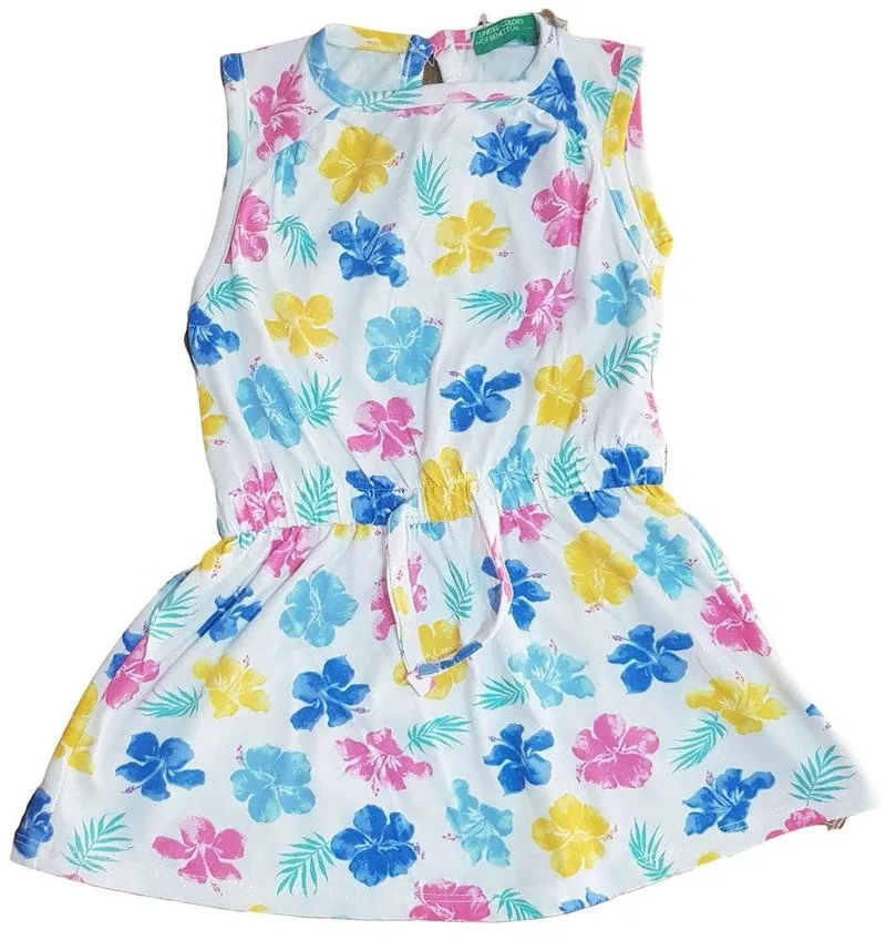 ΦΟΡΕΜΑ BENETTON FUNZ SUMM GIRL ΛΕΥΚΟ/ΠΟΛΥΧΡΩΜΟ (82 CM)-(1-2 ΕΤΩΝ)