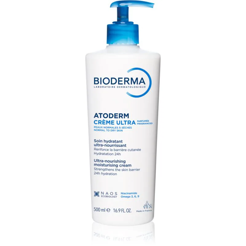 Bioderma Atoderm Créme Ultra θρεπτική κρέμα σώματος για κανονική εως ξηρή ευαίσθητη επιδερμίδα με άρωμα 500 ml