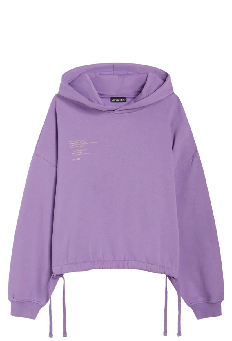 Μπλούζα Μακρυμάνικη Freddy Hoody F3WMCS6-L18 Γυναικείο