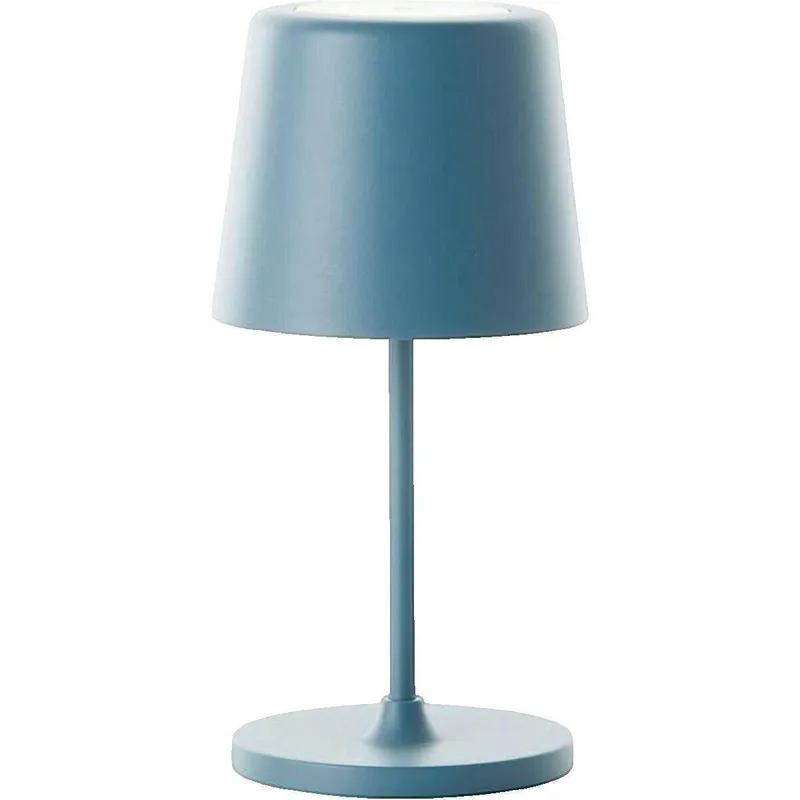 Επιτραπέζια φωτιστικά Brilliant Lampe à poser LED KAAMI Bleu mat rechargeable USB