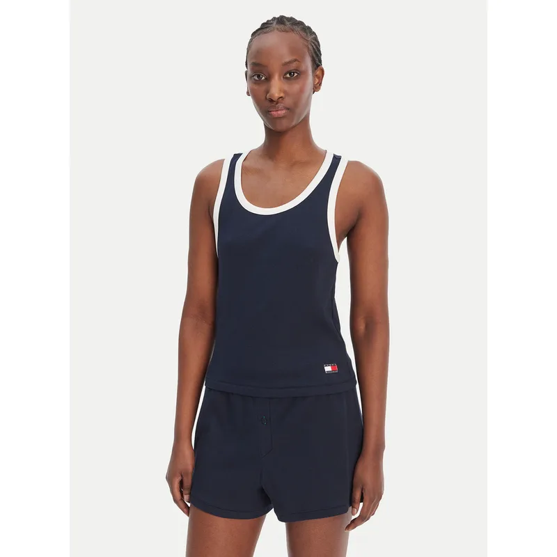 Tommy Hilfiger Τοπ UW0UW06308 Σκούρο μπλε Regular Fit