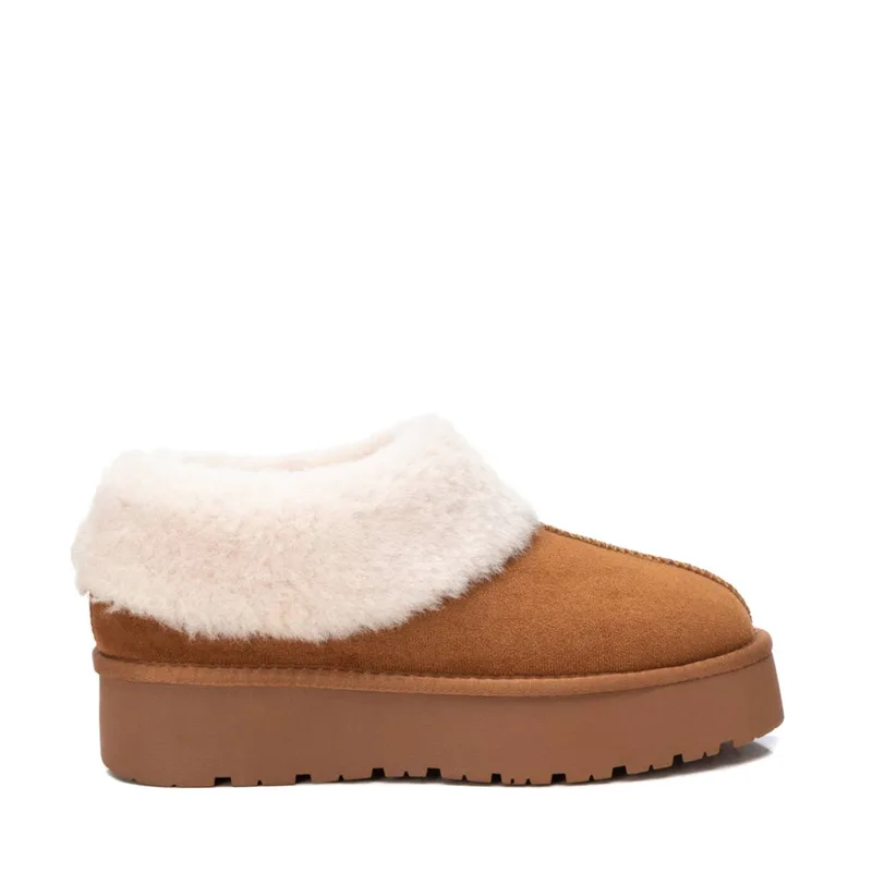 Xti ugg μποτάκια casual 142211 κάμελ