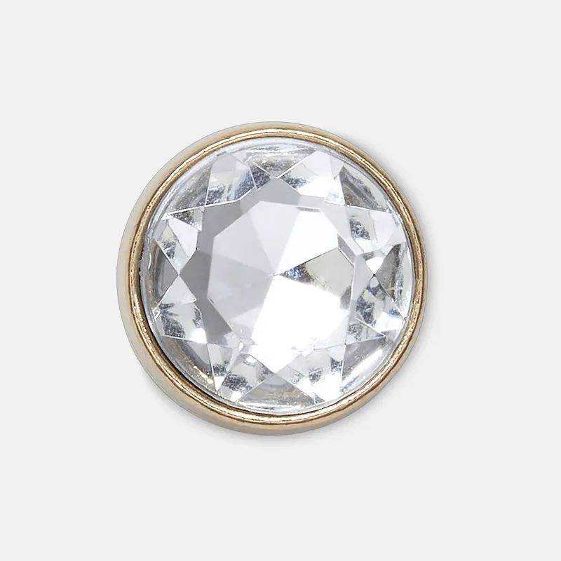 Crocs Χρυσό Clear Gem διακοσμητικό Jibbitz (9000224400_7386)