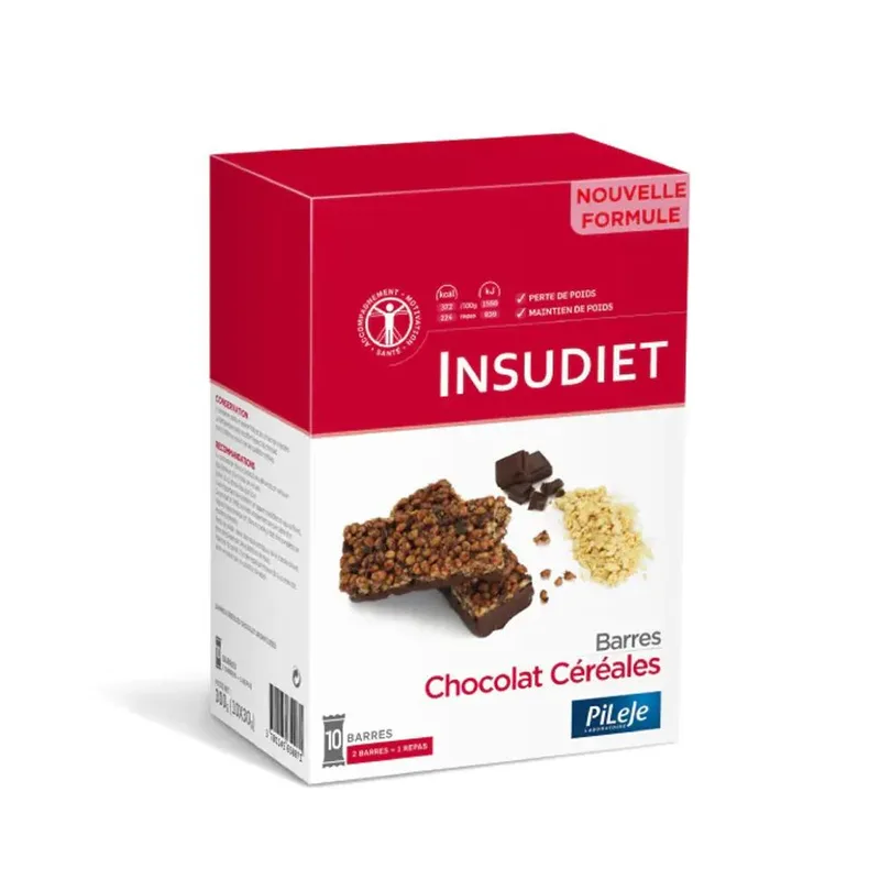 Insudiet Chocolate Cereal Bar x10
