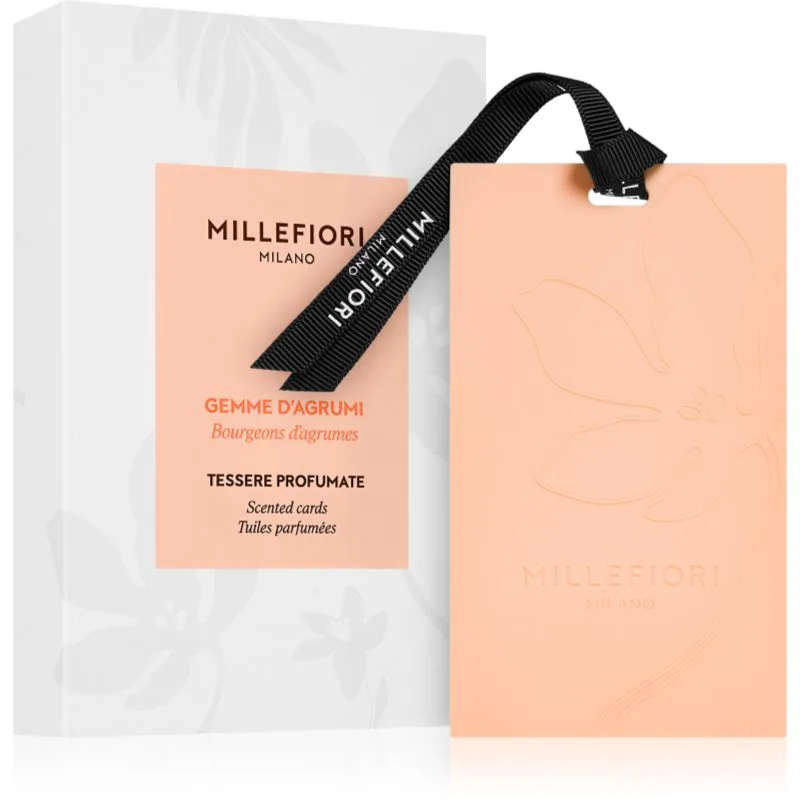 Millefiori Milano Laundry Gemme D´Agrumi αρωματικό καρτελάκι 3 τμχ