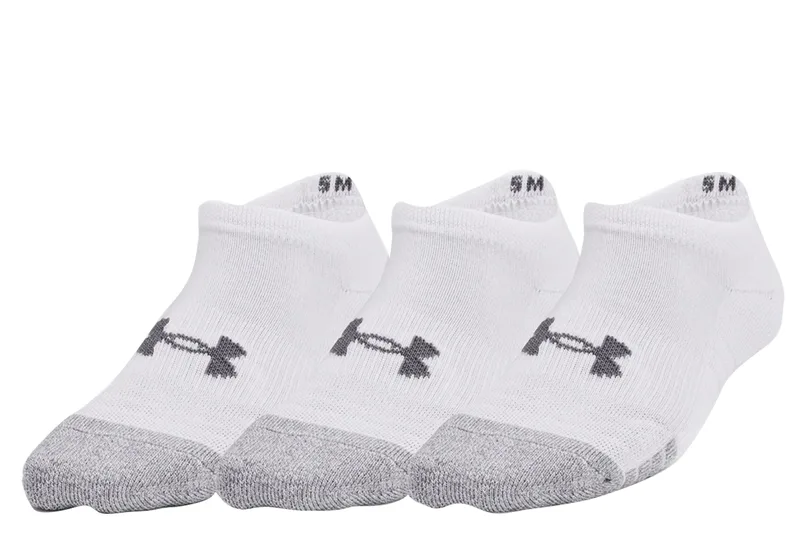 Κάλτσες Under Armour Heatgear 3pk No Show Yth 1375584-100 Unisex Παιδικό