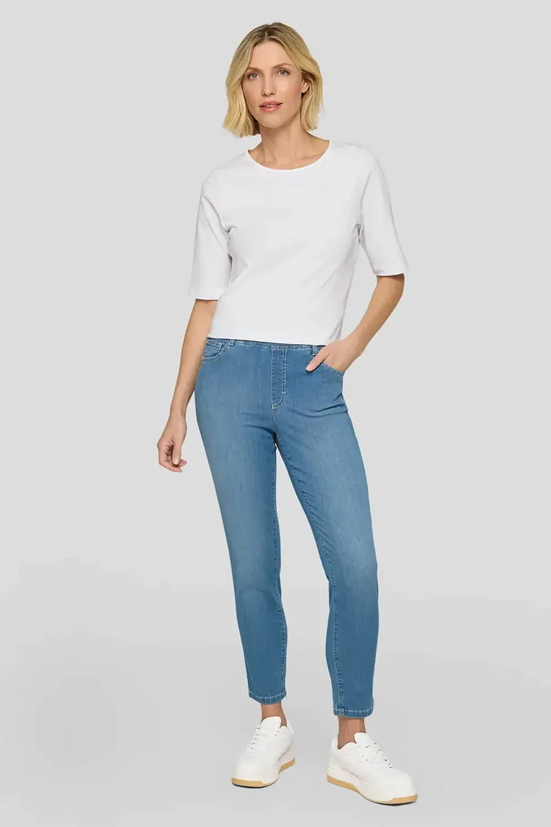 Rabe γυναικείο denim κολάν - 56-300152 Denim Blue