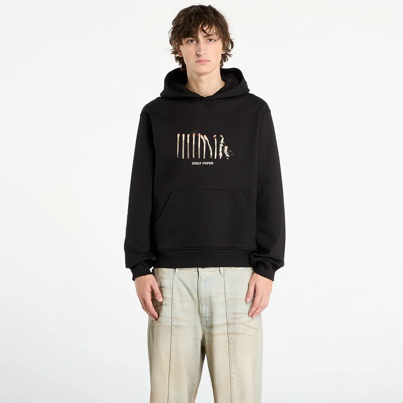 Φούτερ Daily Paper Light Cycle Hoodie UNISEX Black M