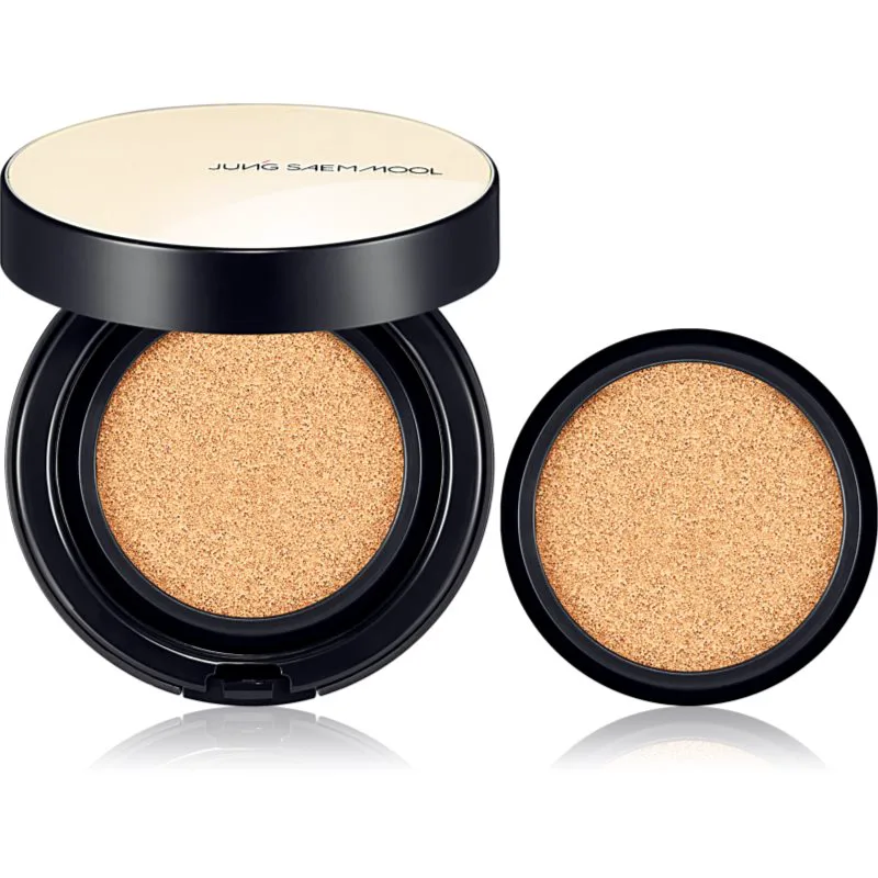 JUNG SAEM MOOL Essential Skin Nuder Cushion ενυδατικό make-up σε σφουγγαράκι + ανταλλακτικό για γέμιισμα απόχρωση Medium 2x14 γρ